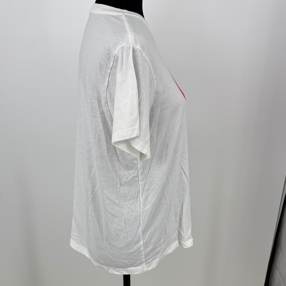 Cherry Coke Graphic Tee - White with Pink Print  cotton blend size XL - Picture 4 of 7